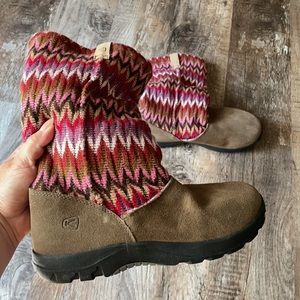 Keen sweater knit boots